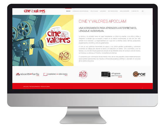 web cine y valores